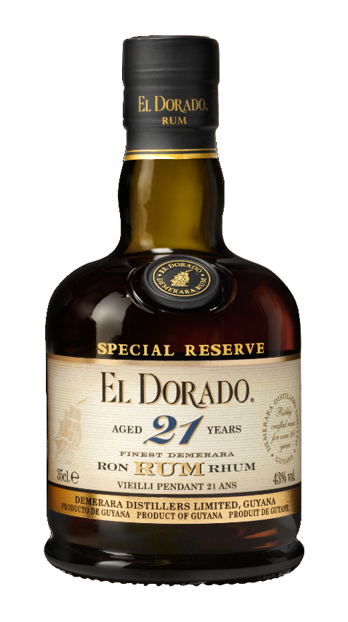 El Dorado Rum 21 år, 0,35 L